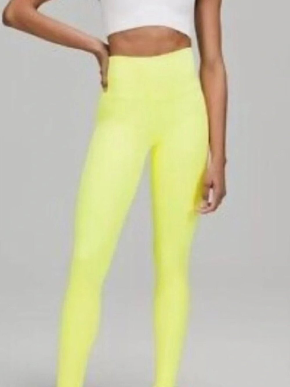 Lululemon Align High-Rise Pant 28" Electric Lemon I Size 14
